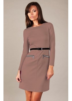 Vera Fashion Angela sukienka beżowa ze sklepu intimiti.pl w kategorii Sukienki - zdjęcie 187908993