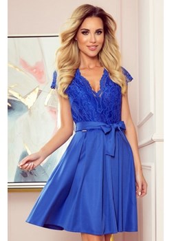 Numoco 242-3 ANNA sukienka z dekoltem i koronką ze sklepu intimiti.pl w kategorii Sukienki - zdjęcie 187909114