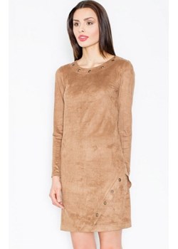 Figl M455 sukienka brązowa ze sklepu intimiti.pl w kategorii Sukienki - zdjęcie 187909131