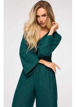 Błyszczący zielony kombinezon damski M720 ze sklepu intimiti.pl w kategorii Kombinezony damskie - zdjęcie 187909132