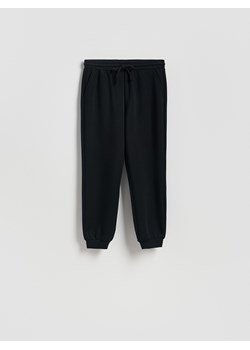 Reserved - Dresowe joggery - czarny ze sklepu Reserved w kategorii Spodnie damskie - zdjęcie 187909630