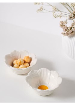 Sinsay - Mała miska w kształcie kwiata - biały ze sklepu Sinsay w kategorii Miski - zdjęcie 187910170