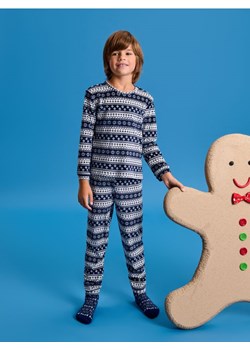 Sinsay - Świąteczna piżama w skandynawski wzór - kremowy ze sklepu Sinsay w kategorii Piżamy dziecięce - zdjęcie 187910254