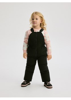 Reserved - Ocieplane spodnie na szelkach - czarny ze sklepu Reserved w kategorii Spodnie chłopięce - zdjęcie 187910994