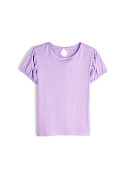 GATE Bawełniany T-shirt z bufiastymi rękawami 3Y ze sklepu gateshop w kategorii Bluzki dziewczęce - zdjęcie 187911100