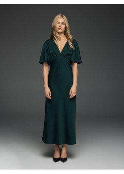 Reserved - Sukienka maxi - ciemnozielony ze sklepu Reserved w kategorii Sukienki - zdjęcie 187912451