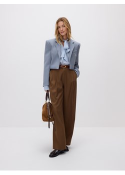 Reserved - Krótka marynarka - granatowy ze sklepu Reserved w kategorii Marynarki damskie - zdjęcie 187912522