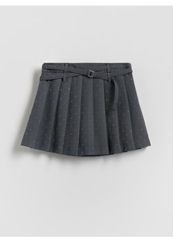 Reserved - Spódnico-szorty z dodatkiem wiskozy - ciemnoszary ze sklepu Reserved w kategorii Spódnice dziewczęce - zdjęcie 187912552