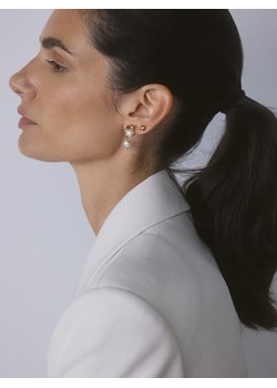 Reserved - Zestaw kolczyków z naturalnymi perłami - biały ze sklepu Reserved w kategorii Kolczyki - zdjęcie 187912624
