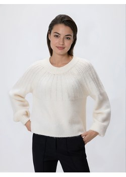 Reserved - Sweter z kokardką z tyłu - złamana biel ze sklepu Reserved w kategorii Swetry damskie - zdjęcie 187913463