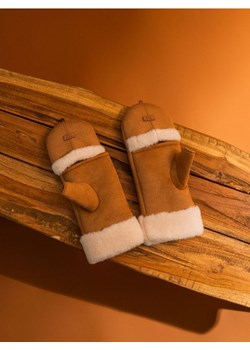 Sinsay - Rękawiczki jednopalczaste ze sztucznym futerkiem - beżowy ze sklepu Sinsay w kategorii Rękawiczki damskie - zdjęcie 187914033