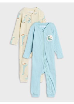 Sinsay - Pajacyki 2 pack - kremowy ze sklepu Sinsay w kategorii Śpiochy - zdjęcie 187914041