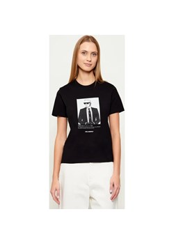 Karl Lagerfeld T-shirt Portrait | Classic fit ze sklepu Gomez Fashion Store w kategorii Bluzki damskie - zdjęcie 187914602