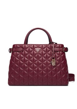 Torebka Guess Paisleigh HWQG98 83060 Bordowy ze sklepu eobuwie.pl w kategorii Kuferki - zdjęcie 187914711