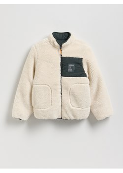 Reserved - Dwustronna kurtka - jasny zielony ze sklepu Reserved w kategorii Kurtki chłopięce - zdjęcie 187915161