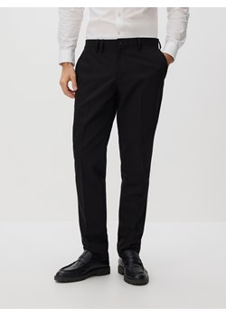 Reserved - Spodnie garniturowe slim fit - czarny ze sklepu Reserved w kategorii Spodnie męskie - zdjęcie 187915164