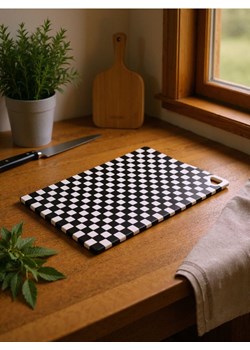 Sinsay - Deska do krojenia w kratkę - czarny ze sklepu Sinsay w kategorii Deski - zdjęcie 187915730