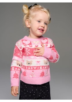 Sinsay - Świąteczny sweter z misiami, sercami i choinkami - wielobarwny ze sklepu Sinsay w kategorii Bluzy i swetry - zdjęcie 187915803