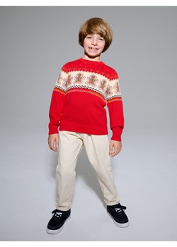 Sinsay - Świąteczny sweter z pierniczkami - czerwony ze sklepu Sinsay w kategorii Swetry chłopięce - zdjęcie 187915822
