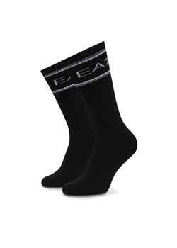 Skarpety długie EA7 Emporio Armani 7X000381 AF18572 MC419 Czarny ze sklepu eobuwie.pl w kategorii Skarpetki męskie - zdjęcie 187915851