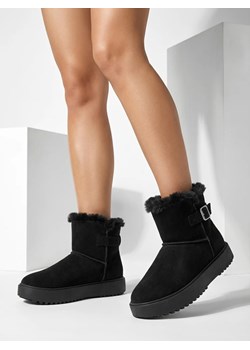 Royalfashion Krótkie buty a'la śniegowce damskie Winter Crest ze sklepu royalfashion.pl w kategorii Śniegowce damskie - zdjęcie 187916074