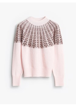 Mohito - Sweter z wełną i moherem - pastelowy różowy ze sklepu Mohito w kategorii Swetry damskie - zdjęcie 187916643