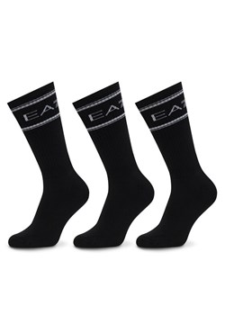 EA7 Emporio Armani Skarpety długie 7X000381 AF18572 MC419 Czarny ze sklepu MODIVO w kategorii Skarpetki męskie - zdjęcie 187917692