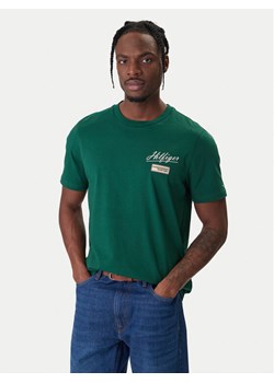 Tommy Hilfiger T-Shirt Modern Ath Graphic MW0MW41471 Zielony Regular Fit ze sklepu MODIVO w kategorii T-shirty męskie - zdjęcie 187917702