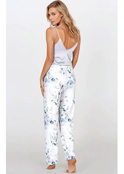 Piżama damska z długimi spodniami Camila, Kolor srebrno-biały, Rozmiar M, Momenti per me ze sklepu Primodo w kategorii Piżamy damskie - zdjęcie 187917923