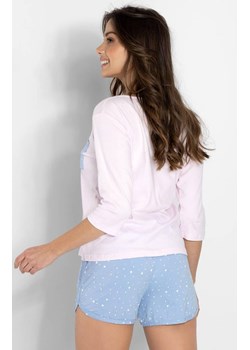 Piżama damska dwuczęściowa Daisy, Kolor różowo-niebieski, Rozmiar S, Momenti per me ze sklepu Primodo w kategorii Piżamy damskie - zdjęcie 187917930