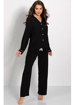 Rozpinana piżama damska Paris, Kolor czarny, Rozmiar L, Momenti per me ze sklepu Primodo w kategorii Piżamy damskie - zdjęcie 187917960