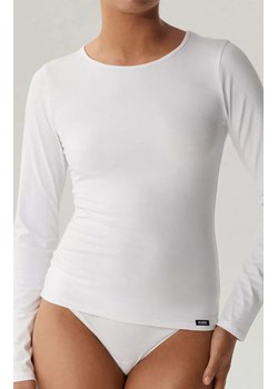 Atlantic koszulka damska z długim rękawem BLV-200-BIAŁY, Kolor biały, Rozmiar M, ATLANTIC ze sklepu Intymna w kategorii Bluzki damskie - zdjęcie 187918034