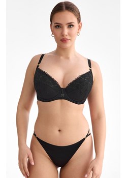 Biustonosz push-up czarny Emma B214, Kolor czarny, Rozmiar 65D, Ewa Bien ze sklepu Intymna w kategorii Biustonosze - zdjęcie 187918183