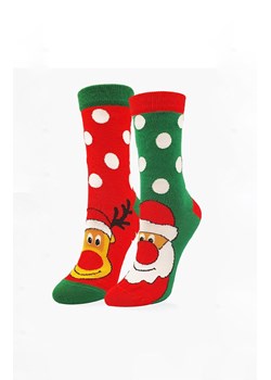 Marilyn świąteczne skarpetki damskie Christmass Team, Kolor czerwono-zielony, Rozmiar 36-40, Marilyn ze sklepu Intymna w kategorii Skarpetki damskie - zdjęcie 187918264