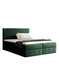Zielone łóżko kontynentalne z pojemnikiem 5 rozmiarów N9-B41 ze sklepu Edinos.pl w kategorii Łóżka i materace - zdjęcie 187918501