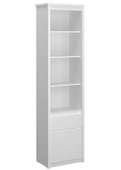 Biały skandynawski regał otwarty do salonu E8-W60 ze sklepu Edinos.pl w kategorii Regały i witryny - zdjęcie 187918604