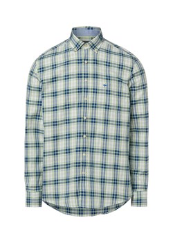Fynch-Hatton Męska koszula casual Mężczyźni Regular Fit Bawełna indygo w kratkę ze sklepu vangraaf w kategorii Koszule męskie - zdjęcie 187919521