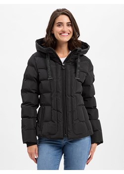 Wellensteyn Damska kurtka pikowana - Belvitini Short Kobiety czarny jednolity ze sklepu vangraaf w kategorii Kurtki damskie - zdjęcie 187919540