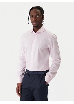 Tommy Hilfiger Koszula MW0MW38347 Różowy Slim Fit ze sklepu MODIVO w kategorii Koszule męskie - zdjęcie 187919892