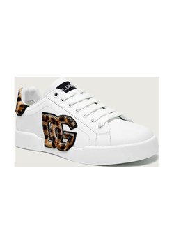 Dolce & Gabbana Skórzane sneakersy Portofino ze sklepu Gomez Fashion Store w kategorii Buty sportowe damskie - zdjęcie 187920213