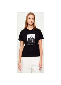 Karl Lagerfeld T-shirt Portrait | Classic fit ze sklepu Gomez Fashion Store w kategorii Bluzki damskie - zdjęcie 187920240