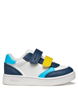 Sneakersy Geox B Eclyper Boy B555LA 000BC CB41Z Biały ze sklepu eobuwie.pl w kategorii Buty sportowe dziecięce - zdjęcie 187922580