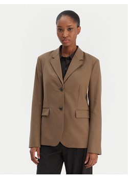 Tommy Hilfiger Marynarka Timeless WW0WW46662 Beżowy Regular Fit ze sklepu MODIVO w kategorii Marynarki damskie - zdjęcie 187922950