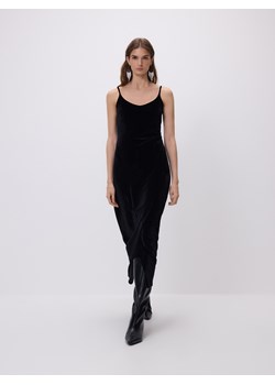 Reserved - Sukienka maxi z asymetrycznym rozcięciem - czarny ze sklepu Reserved w kategorii Sukienki - zdjęcie 187923312