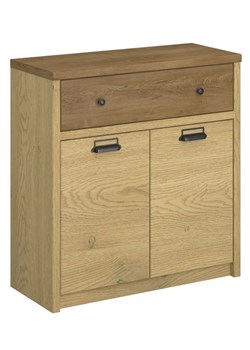 Komoda z szafką loft dąb cremona + dąb lefkas A2-W53 ze sklepu Edinos.pl w kategorii Komody - zdjęcie 187924090