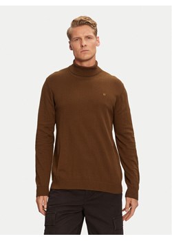 Wrangler Golf 112357293 Brązowy Regular Fit ze sklepu MODIVO w kategorii Swetry męskie - zdjęcie 187924583