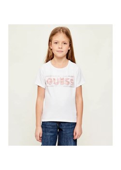 Guess T-shirt | Regular Fit ze sklepu Gomez Fashion Store w kategorii Bluzki dziewczęce - zdjęcie 187924864