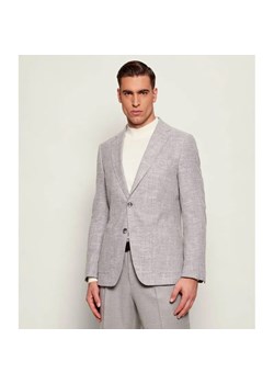 BOSS BLACK Marynarka H-Hutson-2PP-253 | Regular Fit | z dodatkiem lnu ze sklepu Gomez Fashion Store w kategorii Marynarki męskie - zdjęcie 187925031