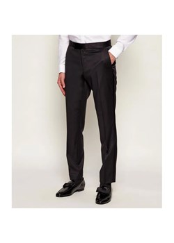BOSS BLACK Wełniane spodnie H-GENIUS-TUX-B1 | Slim Fit | z dodatkiem jedwabiu ze sklepu Gomez Fashion Store w kategorii Spodnie męskie - zdjęcie 187926721