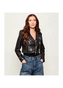 AllSaints Skórzana ramoneska ELORA | Cropped Fit ze sklepu Gomez Fashion Store w kategorii Kurtki damskie - zdjęcie 187926734